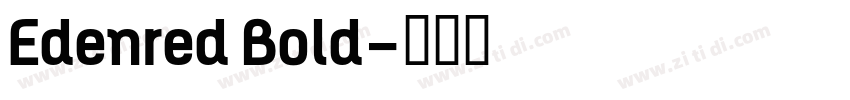 Edenred Bold字体转换